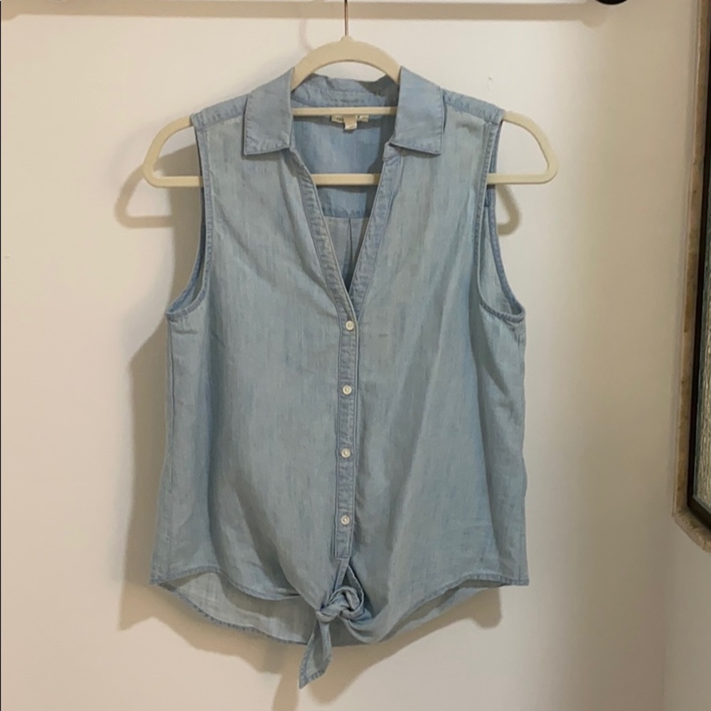 S O F T by Joie Chambray tank Size XS